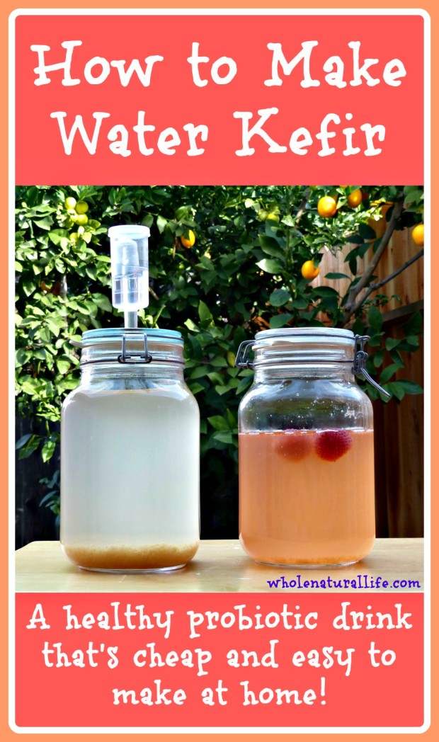 How to Make Water Kefir: A healthy probiotic drink that's cheap and easy to make at home!