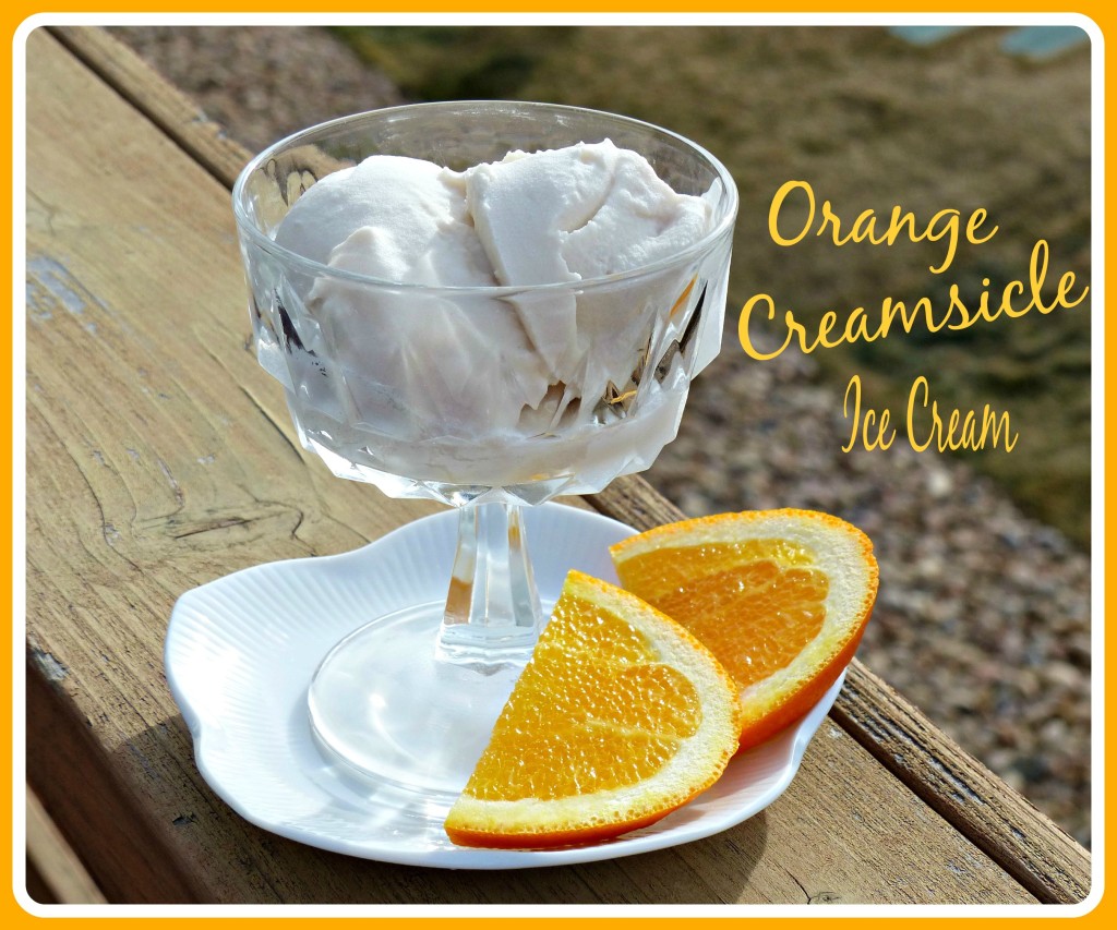 Orange Creamsicle Ice Cream 