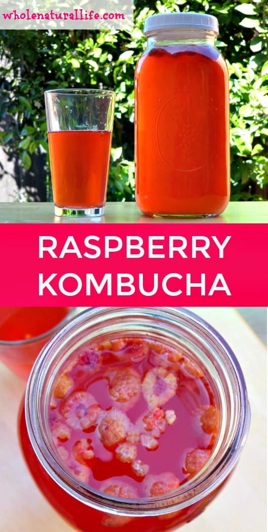 Raspberry kombucha | Kombucha flavors | Kombucha secondary ferment | Homemade kombucha recipe