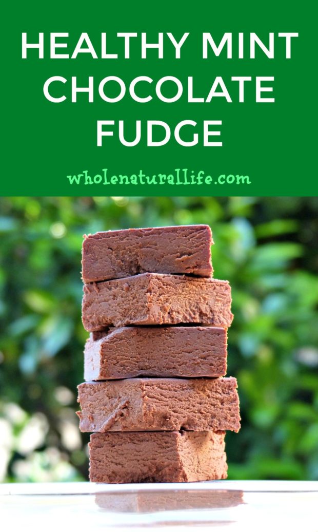 Healthy mint chocolate fudge