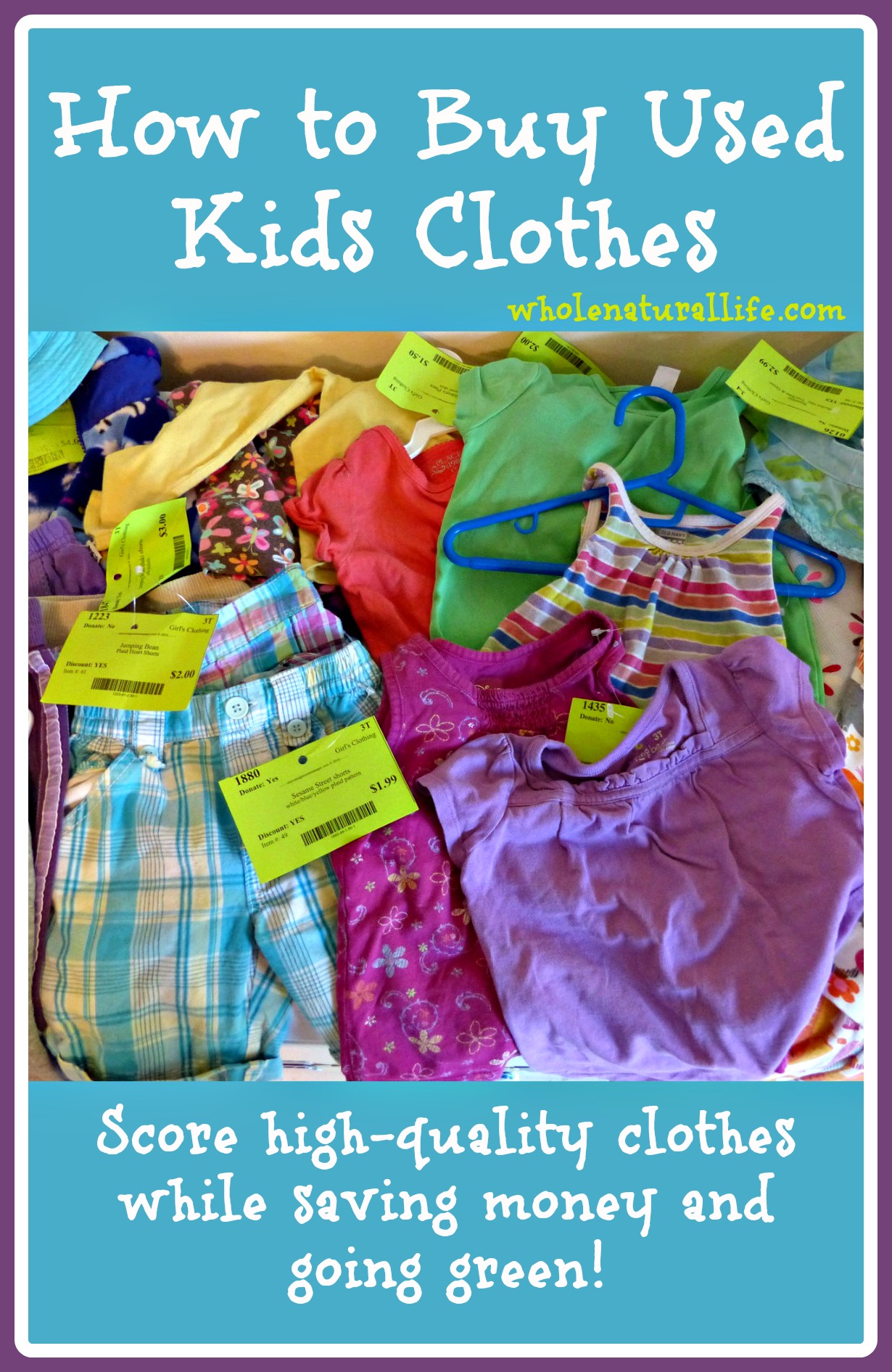 How to Buy Used Kids Clothes - Whole Natural Life