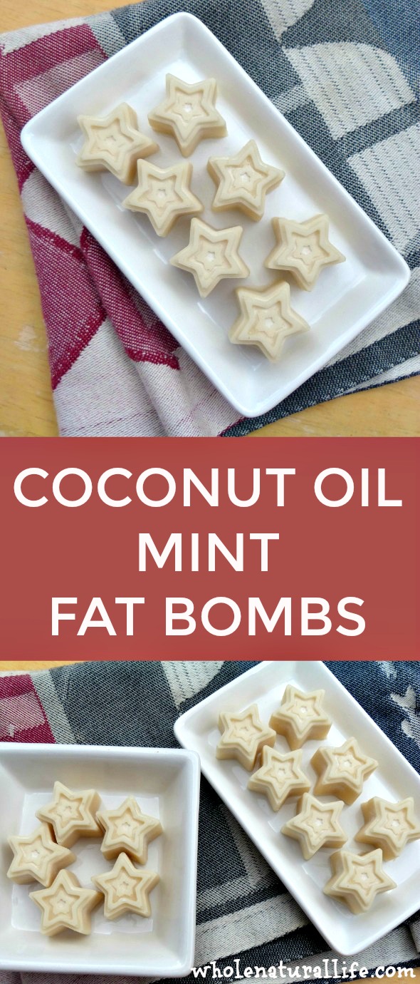 Coconut oil fat bombs | Paleo fat bombs | Coconut oil mints | Mint fat bombs