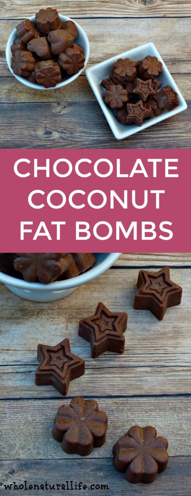 Chocolate coconut fat bombs | Chocolate fat bombs | Coconut oil fat bombs | Easy fat bombs